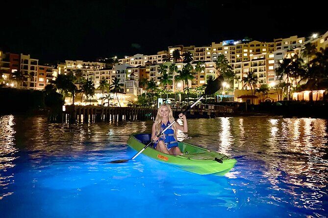 Glow Boats LED Night Kayak from Marriott Frenchman's Cove - Wildlife watching at night (tarpon, stingray, and sea turtles)
