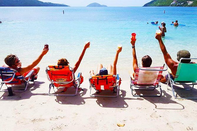 Jost Van Dyke - Funday! - Corsairs Beach Bar: punch stops and familiar faces