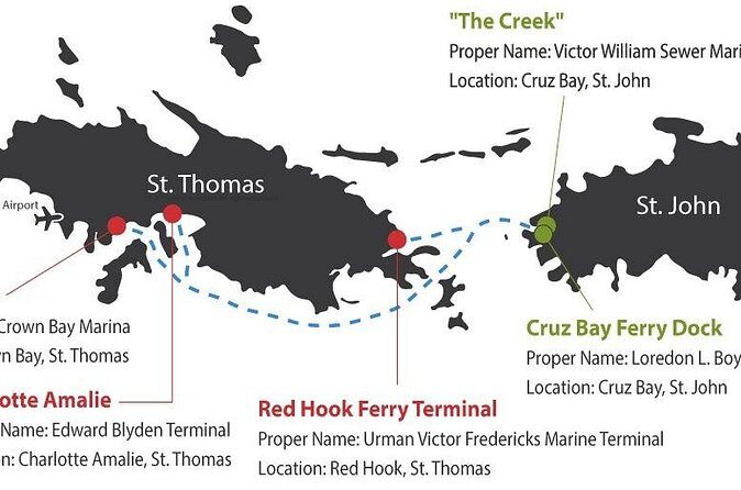 Paradise Taxi & Tours USVI- St. Thomas - Airport Transfer to Red Hook Ferry - The one thing to watch: timing, ferry tickets, and rare hiccups