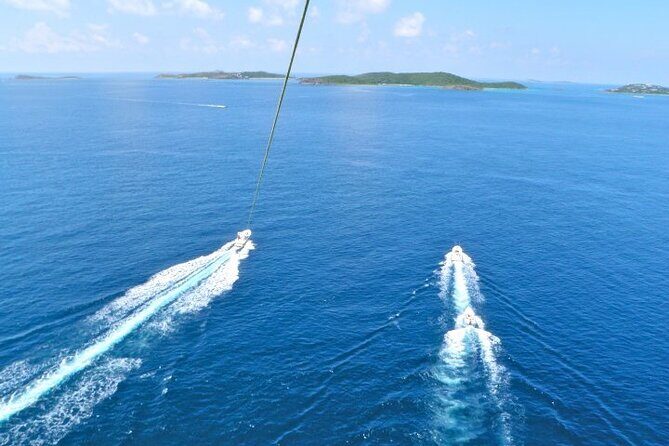Parasail Experience in St Croix - The boat ride out: what the motion can feel like