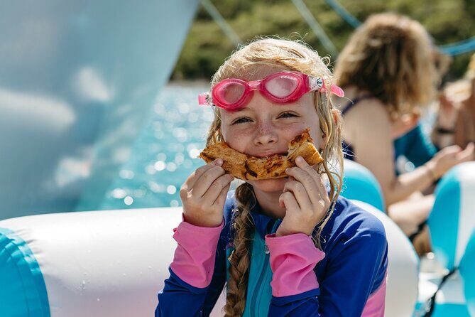Pizza Pi Shuttle (Official) - Jet Ski Trip St Thomas - Stop one: the floating Pizza Pi boat and the food reality