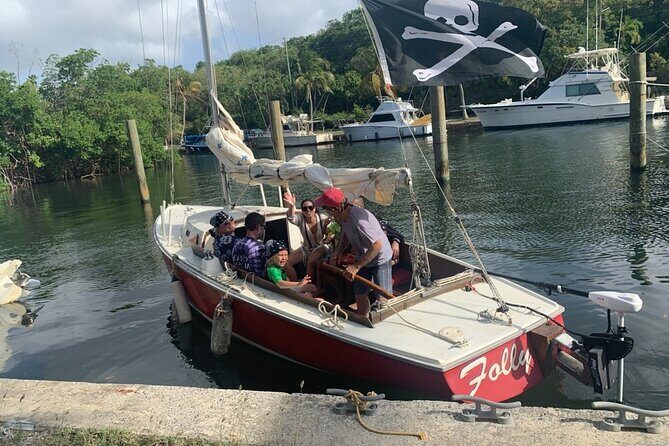 Private Sailing Tour of Pirate Waters and Shipwrecks - Your Private Boat Setup at Salt River Marina