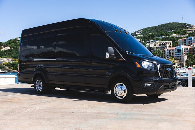 Shared VIP Shuttle from STT Airport to Ritz Carlton St Thomas - Coastline Views, Then Ritz Carlton Comfort