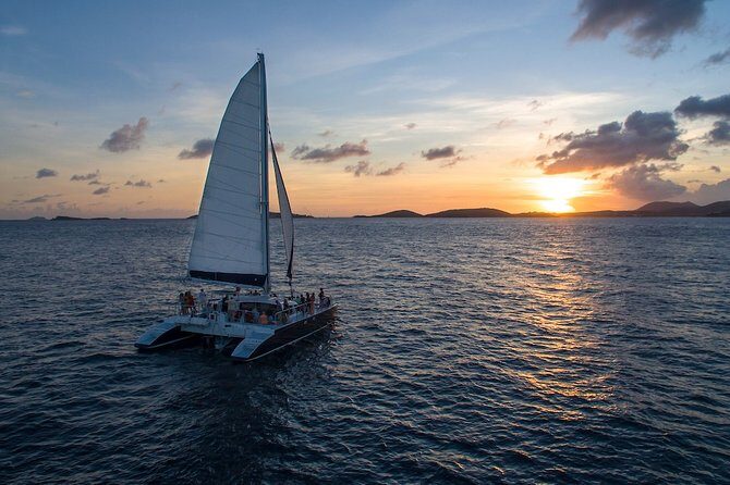 St. Thomas Dinner Sail to St. John with Open Bar & Hors D'oeuvres - Ritz-Carlton - From 5:00 pm to stars: how the cruise actually flows