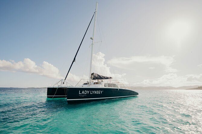St. Thomas Jost Van Dyke & Soggy Dollar Snorkel Sail w/ Breakfast - Ritz-Carlton - Customs stop and the cruise over to Jost Van Dyke